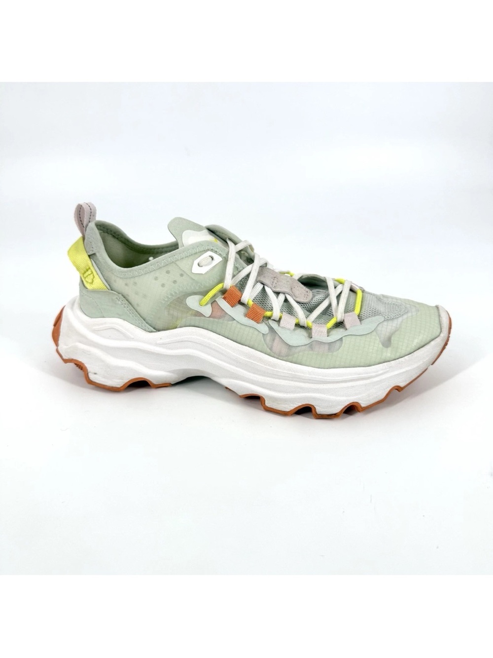 Sorel Kinetic Breakthru Tech Lace Sneakers Womens Size 10 Pale Blue Green Shoes